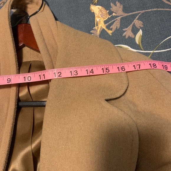 Vintage camel hair wrap coat - Picture 13 of 14